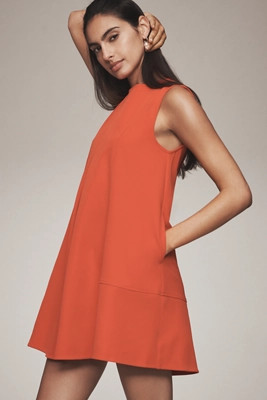 Maeve Sleeveless Swing Mini Dress | Anthropologie (US)