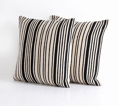 Luca Striped Pillows - Set of 2 | Pottery Barn (US)