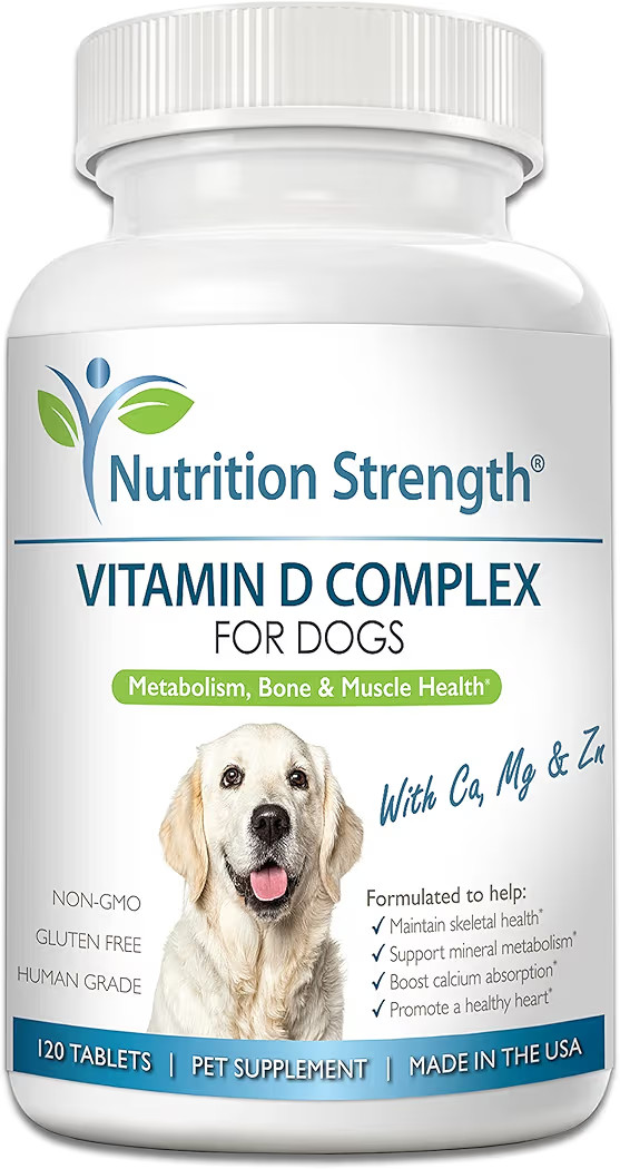 Vitamin D for Dogs with Calcium, Magnesium and Zinc to Support Strong Teeth, Bones and Muscles, P... | Amazon (US)