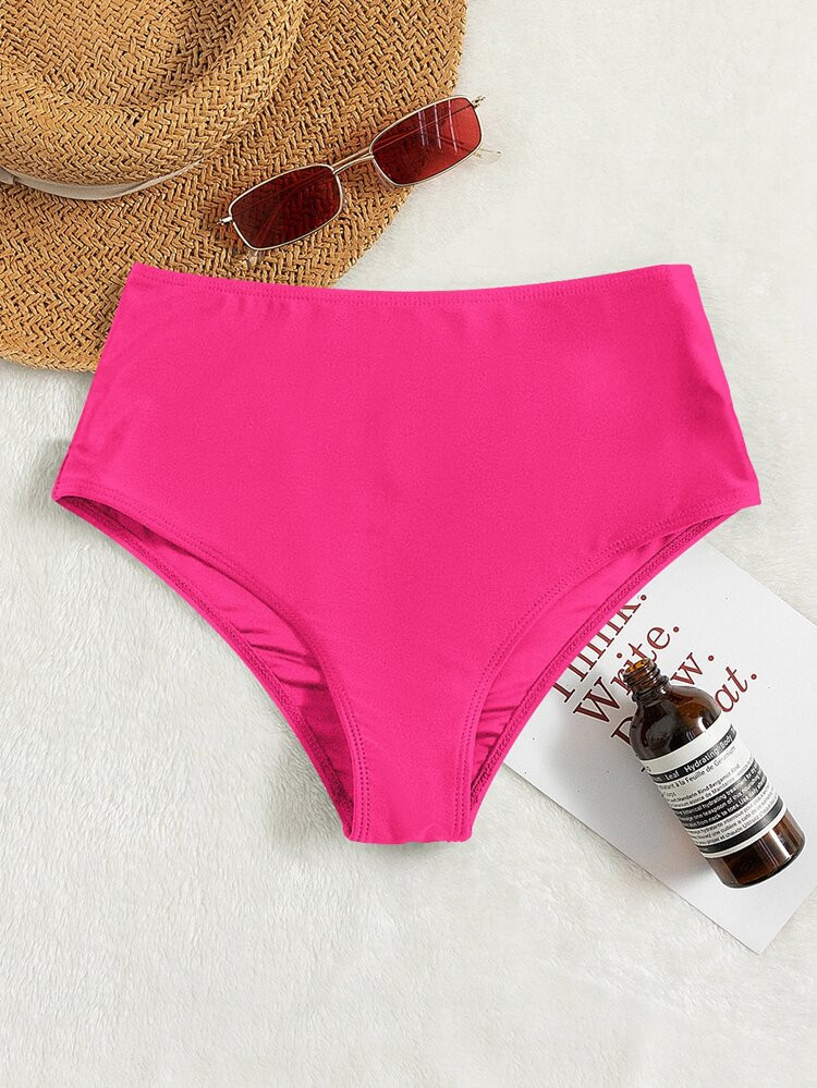Bottom de bikini de talle alto | SHEIN