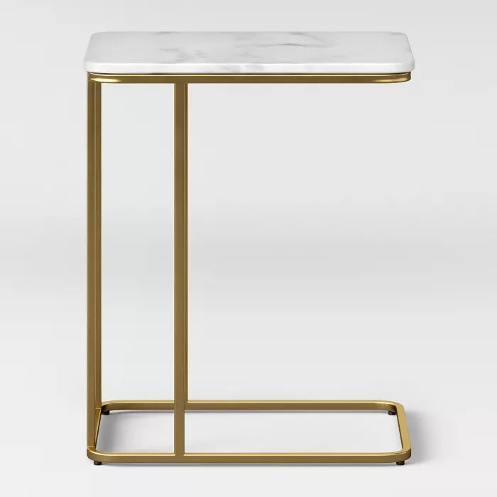 Highfield C Table White Marble - Project 62™ | Target