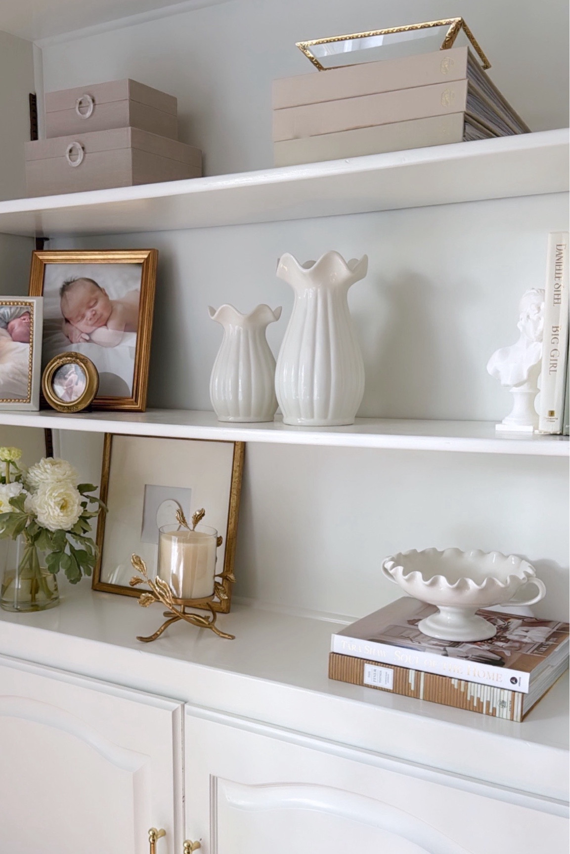 Bookshelf decor. Built in styling. Bookshelf styling. Shelf styling. 

#LTKHome #LTKFindsUnder50 #LTKSaleAlert