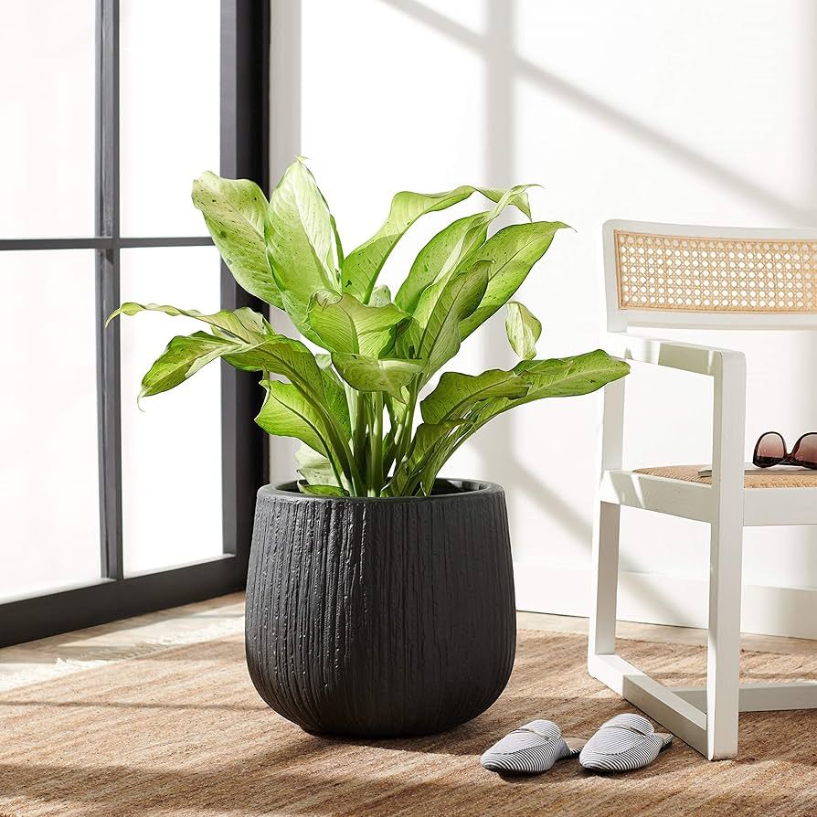 Safavieh Outdoor Collection Francia Grey Concrete Planter (Fully Assembled) | Amazon (US)
