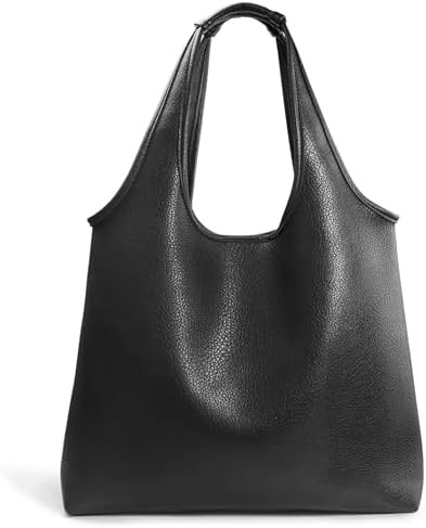 HOXIS Women's Hobo Bag Soft Vegan Leather Tote Oversized Slouchy Handbag for Shopping,Weekender,W... | Amazon (US)