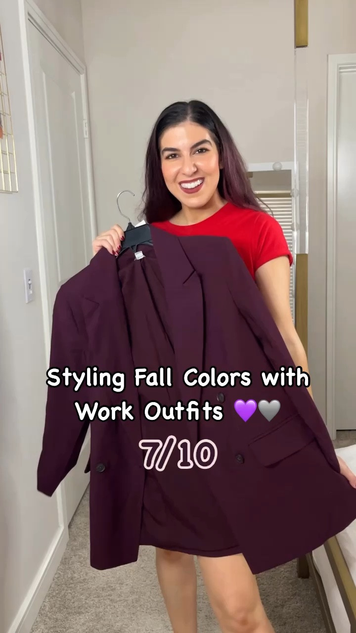 Target Tuesday 💜 Styling Fall colors with Work Outfits part 7! Wearing size XS in all 3 pieces and other color options too. 



#LTKWorkwear #LTKWatchNow #LTKFindsUnder50
