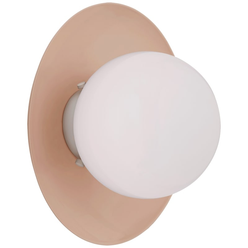 Visual Comfort KS2550 Boswell 9" Small Sconce by kate spade NEW YORK Blush / Polished Nickel Indoor  | Build.com, Inc.