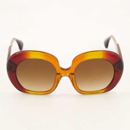 Brown Oversize Sunglasses | TK Maxx