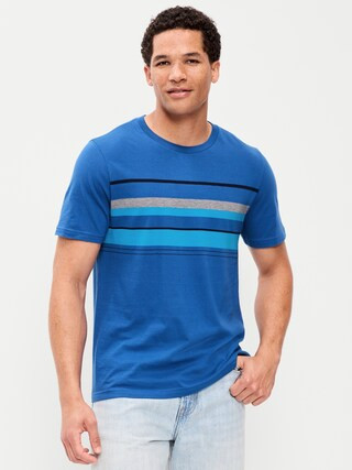 Crew-Neck Striped T-Shirt | Old Navy (US)