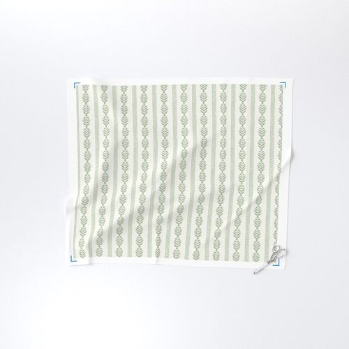 Fabric in Georgiana Quiet Green | Spoonflower