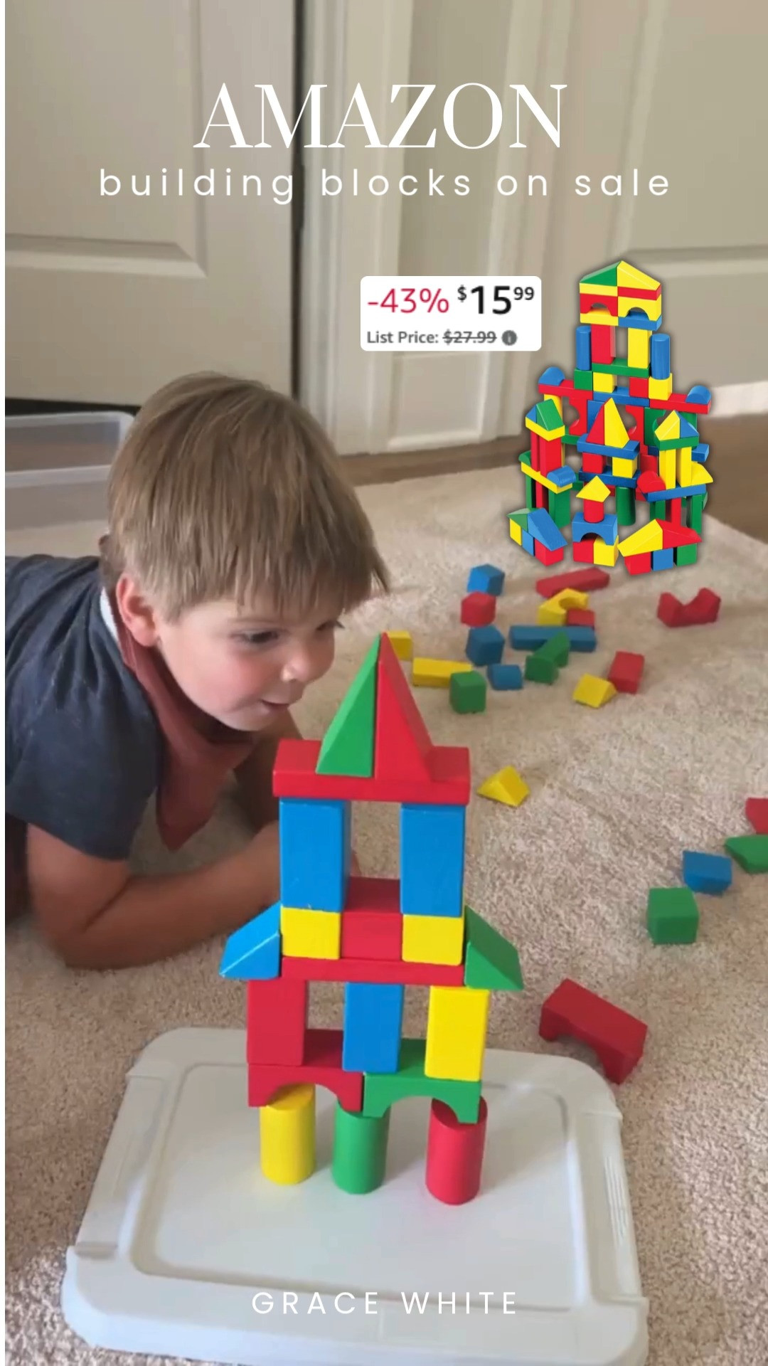 My little one loves these wood blocks! 

Melissa & Doug, wood blocks, building toys, learning toys, boy mom, Grace White

#LTKmomlife #LTKKids #LTKHome