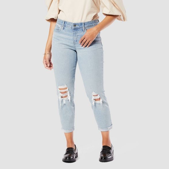 DENIZEN&#174; from Levi&#39;s&#174; Women&#39;s Mid-Rise Slim Cropped Boyfriend Jeans - Ollie 4 | Target