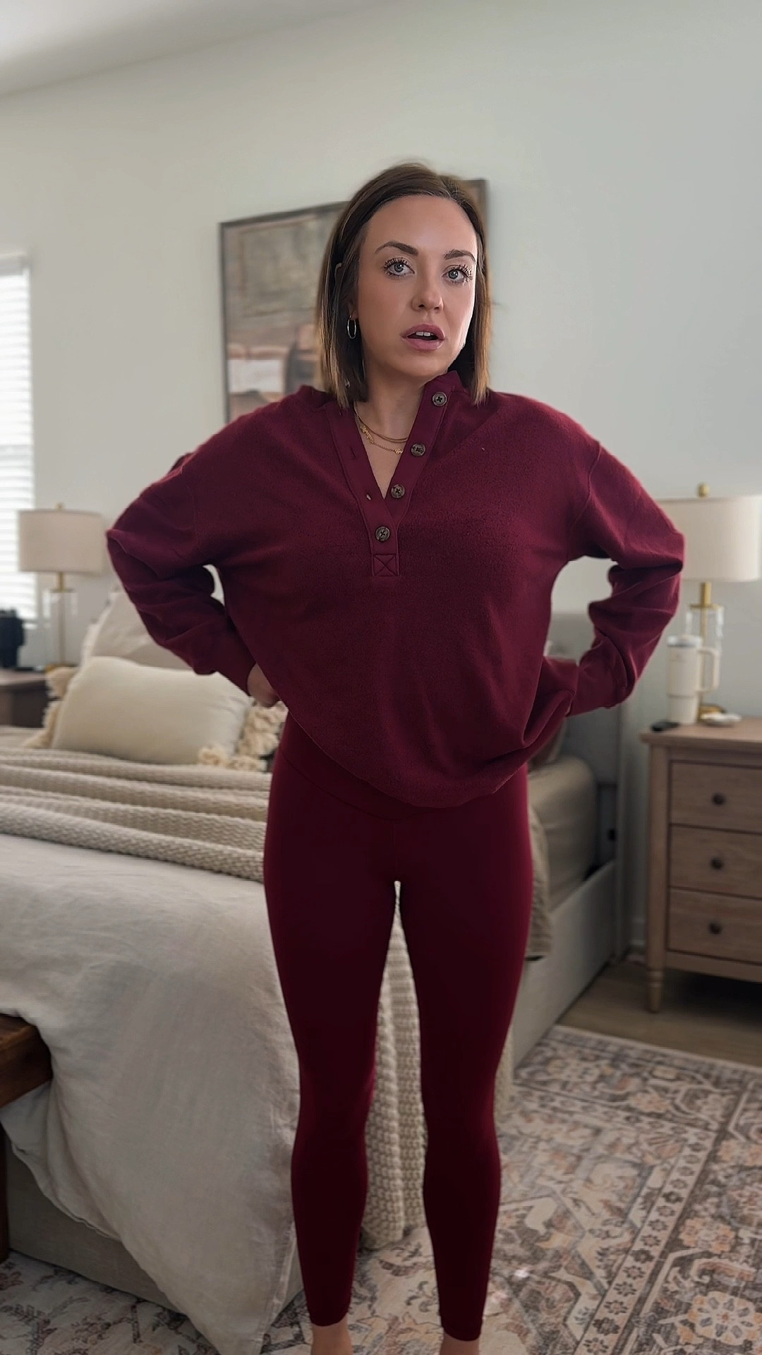 Aerie haul, matching sets, monochromatic outfit, sweatsuit, leggings, comfy style 

#LTKootd #LTKSaleAlert #LTKHoliday