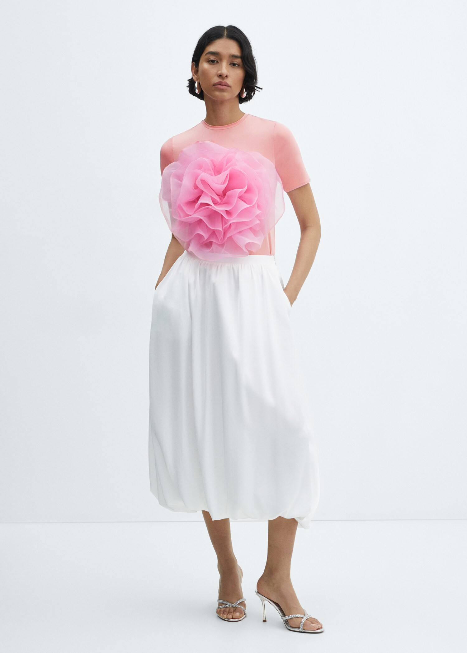 Jupe midi évasée | MANGO (FR)