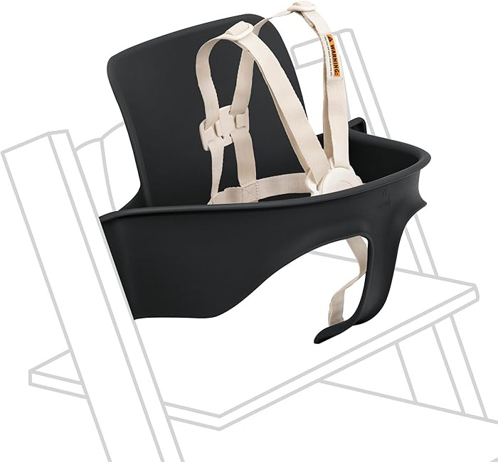 Stokke Tripp Trapp Baby Set 2, Black - Ages 6-36 Months - Convert The Tripp Trapp Chair into a Co... | Amazon (US)