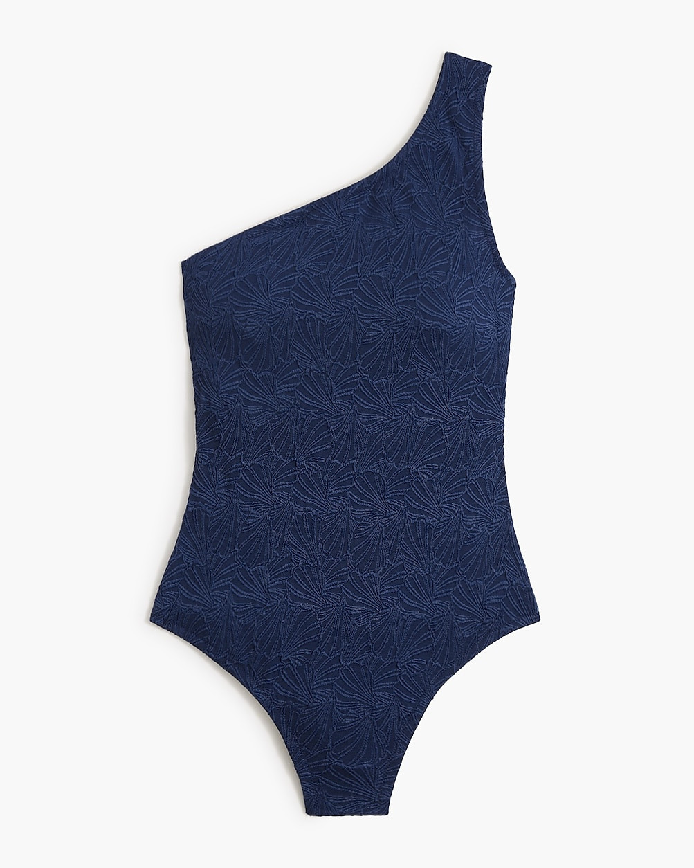 Textured one-shoulder one-piece swimsuit | J.Crew Factory