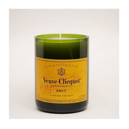 Veuve Champagne Wine Bottle Soy Candle | Scented | Wood Wick | Recycled | Gift Idea Men & Women | Amazon (US)
