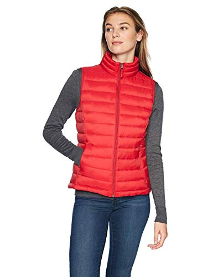 Amazon Essentials Women's Lightweight Water-Resistant Packable Puffer Vest | Amazon (US)