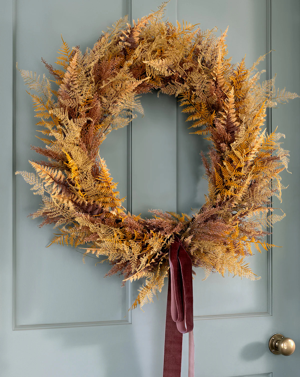 30" Faux Golden Fern Wreath | McGee & Co. (US)