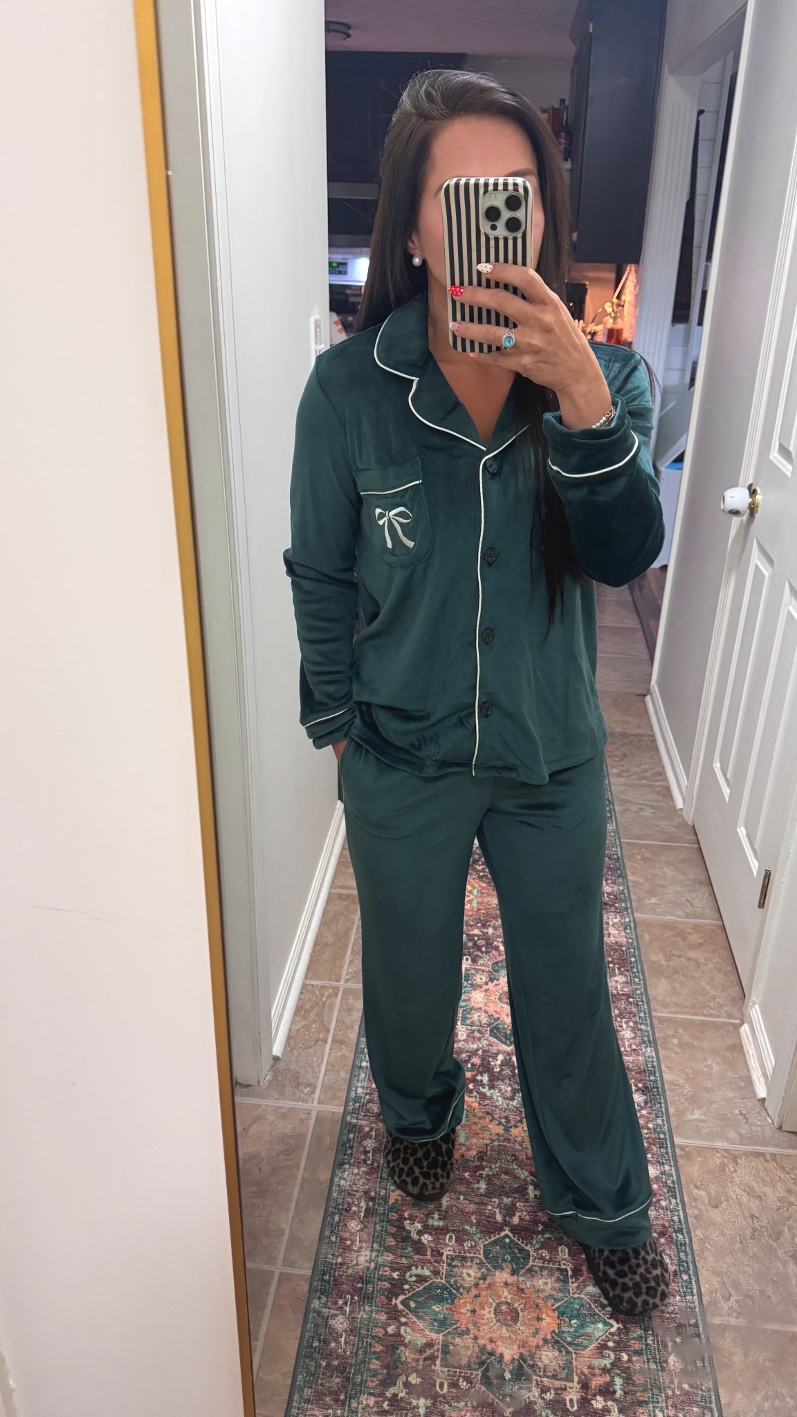 Loving these Velvet Green Christmas PJs! 

#LTKSeasonal #LTKFindsUnder50 #LTKHoliday