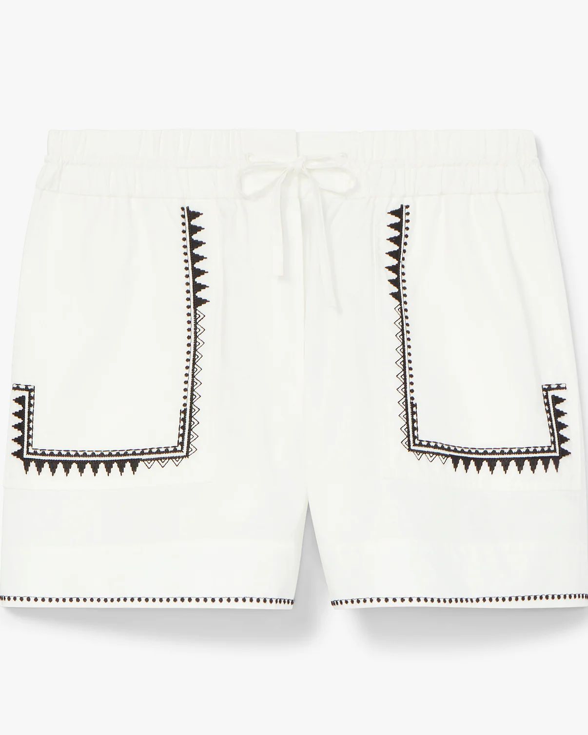 The Adina Short - Poplin Embroidery | MM LaFleur