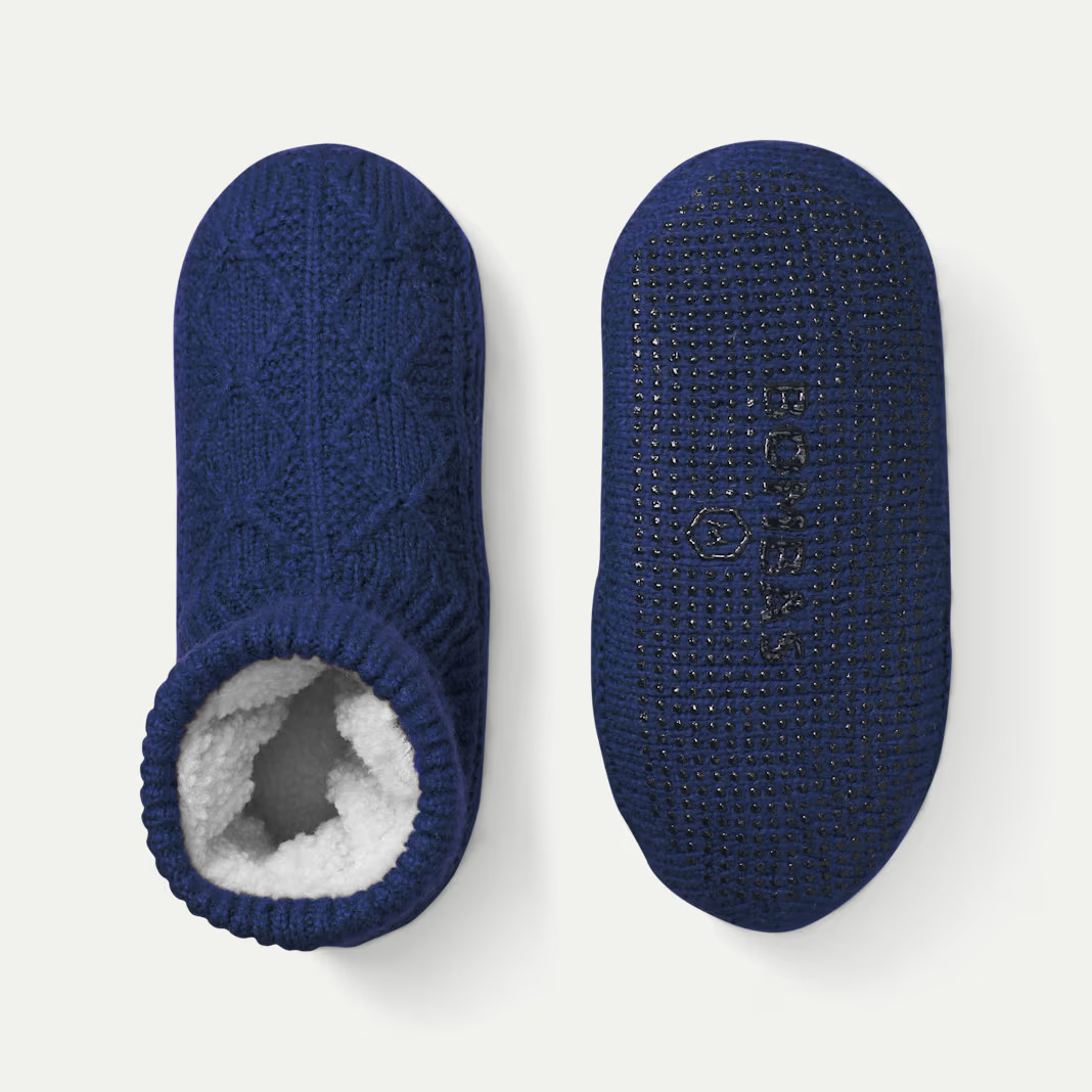 Men's Gripper Slipper Bootie - Sherpa-Lined | Bombas