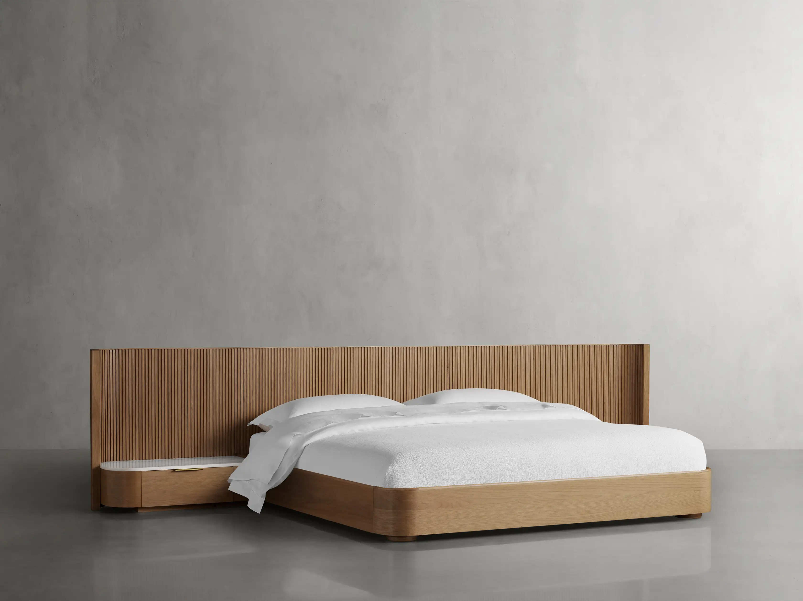 Finnley Extended Headboard Bed | Arhaus