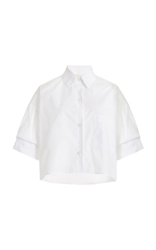 Next Ex Cropped Cotton Shirt | Moda Operandi (Global)