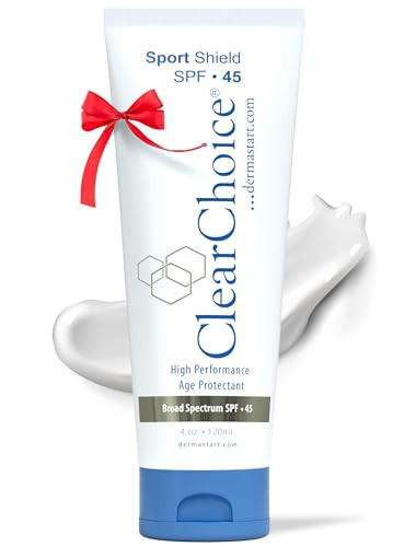 Clear Choice Sunscreen for Face SPF 45, Mineral Oil Sunblock & Light Moisturizer with Zinc Oxide, Reef-Safe, Broad Spectrum, Water-Resistant, No White Cast, Dermatologist Recommended, 4oz | Amazon (US)