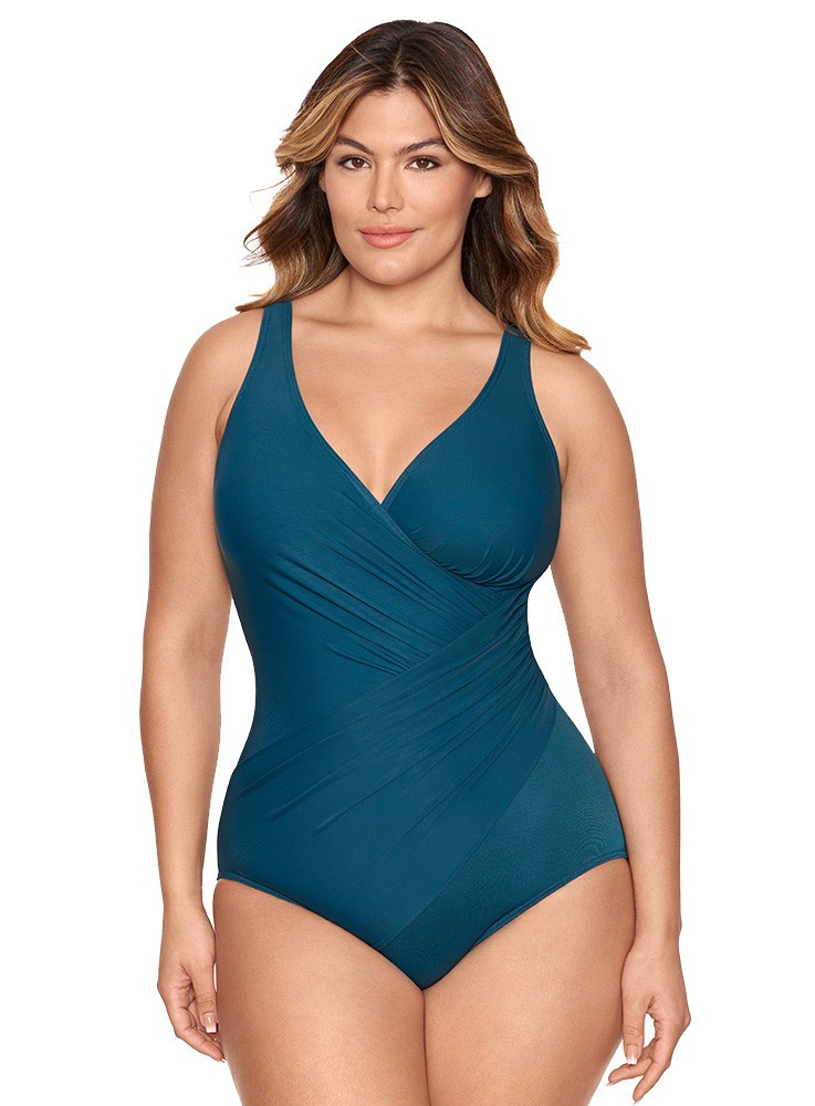 2022 Miraclesuit Women's Plus Solid Oceanus | MiracleSuit