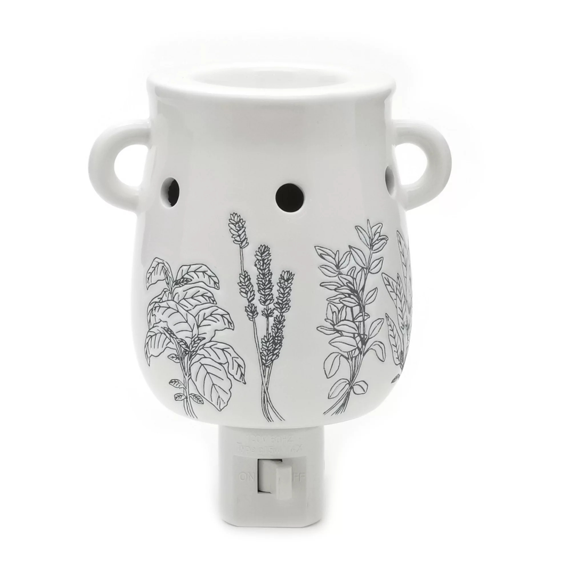 Sonoma Goods For Life® White Floral Outlet Wax Melt Warmer | Kohl's