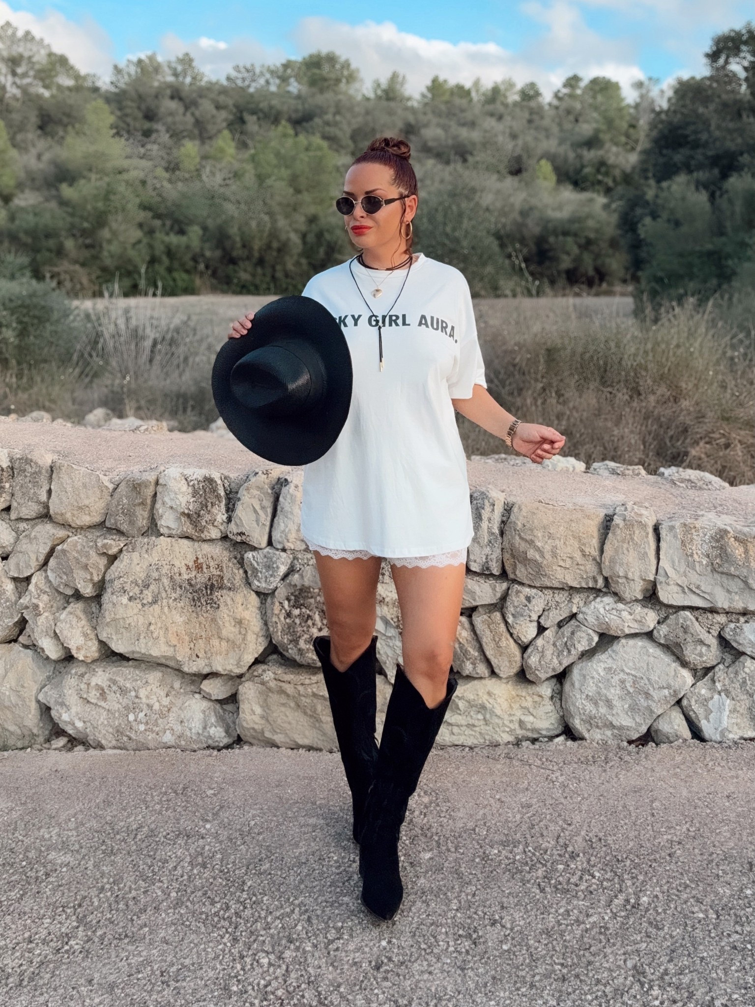 Camiseta mensaje & short lencero 

#LTKeurope #LTKespana