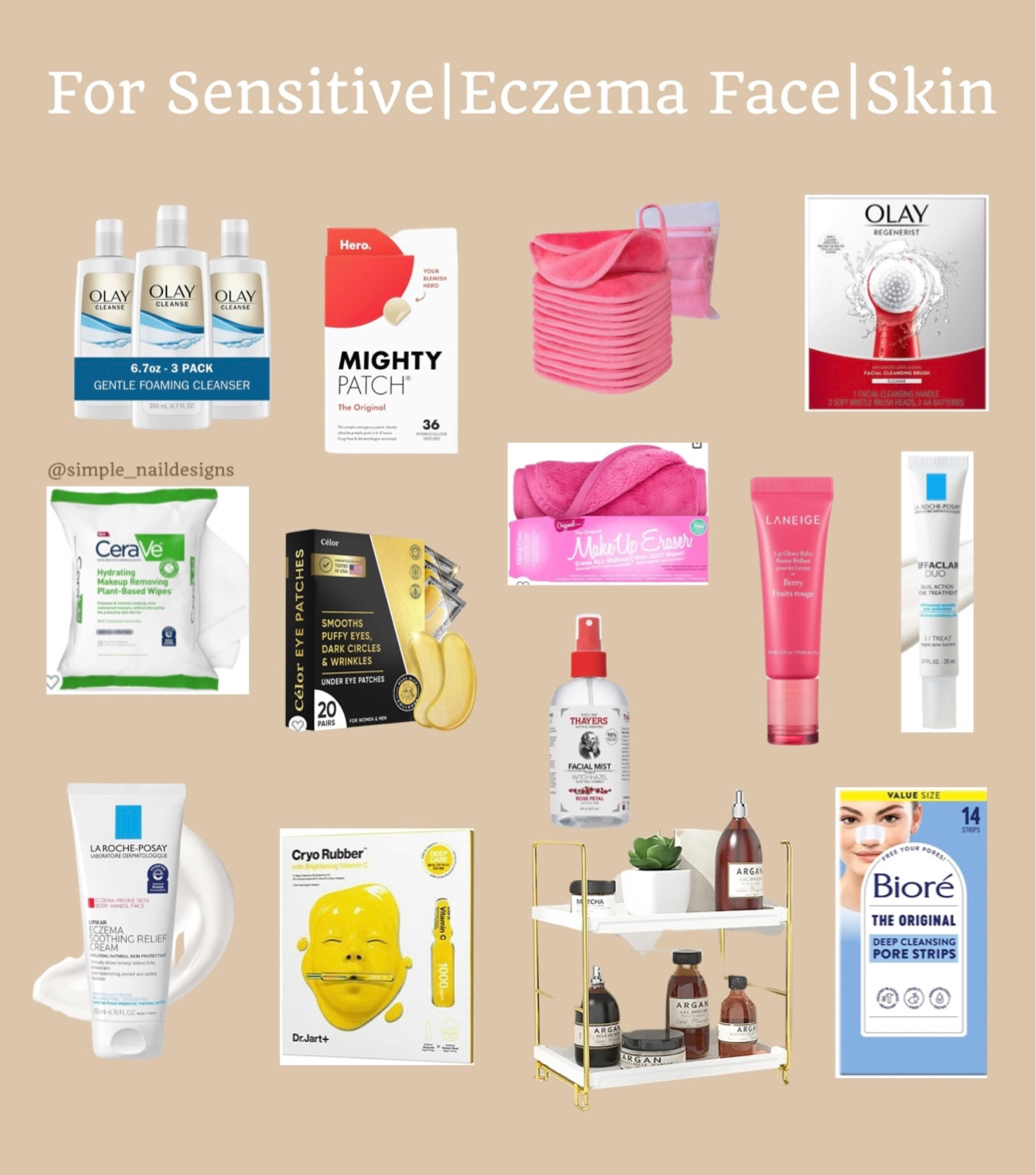 Cream & Cleansers for Sensitive/Eczema Face/Skin | Amazon finds 

*Heart this post and be notified of price drops | then shop from your Favorites*

#sensitiveskin #cleansersensitiveskin #facial #eczema #psoriasis #eczemaskin #cleanface #creamface #olay #larocheposay #thayers #cerave #laneige #biore #amazonfinds 
#affordableskin 

#LTKfindsunder100 #LTKbeauty #LTKhome