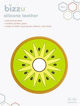 Kiwi Silicone Teether, Teething Toy for Infants, Self-Soothe, BPA Free, 0+ Months | Amazon (US)