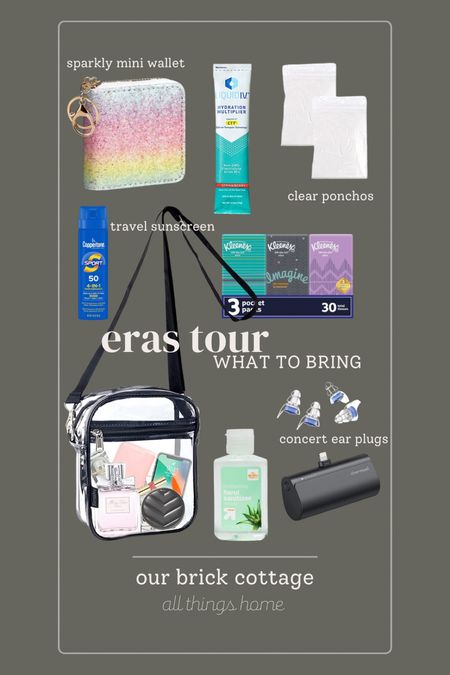 Eras Tour: what to bring in your clear bag! 

#LTKSeasonal #LTKFind #LTKtravel