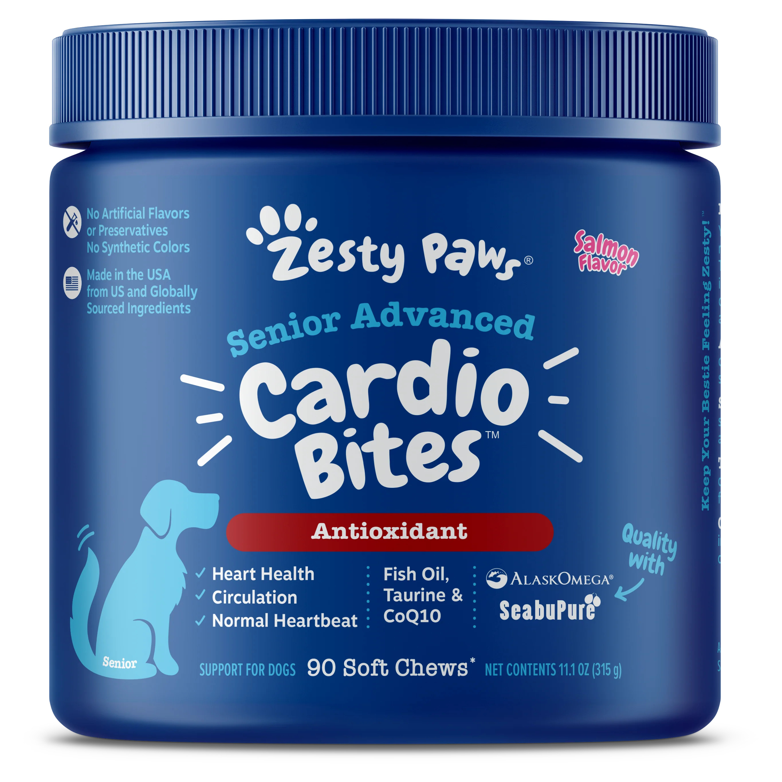 Senior Advanced Cardio Bites | Zesty Paws