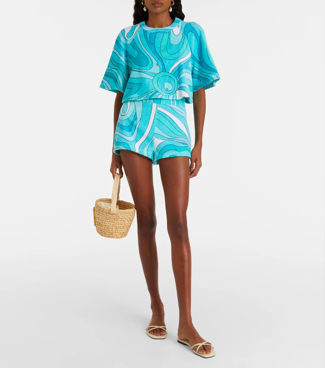 Iride cotton terry crop top | Mytheresa (US/CA)