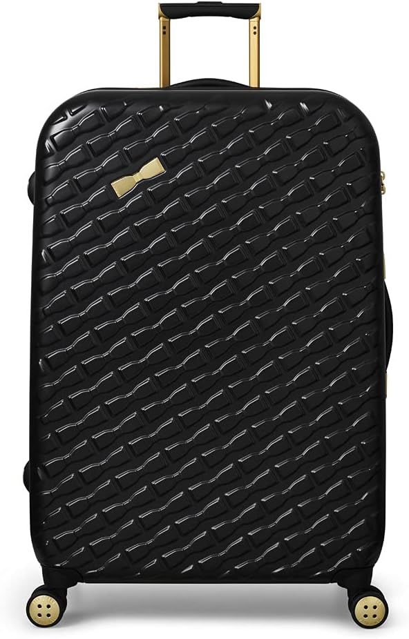 Ted Baker Women's Belle Fashion Lightweight Hardshell Spinner Luggage (Black, Checked-Large 30-In... | Amazon (US)