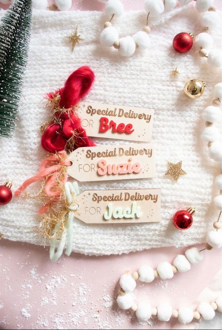 ✨Custom Wooden Acrylic Gift + Stocking Tags✨

Available in three distinct styles, our special delivery tags are perfect for gifts, on stockings and more. 


Custom Wood Engraved Ornament
nutcracker christmas holiday ornament
custom ornament
christmas ornament
personalized ornament
holiday tag
christmas gift tag 
Stocking Tag
Gift Tag
stocking tags
christmas decoration
christmas stocking tag
stocking decor
bag tag
holiday gift tag
Home decor 
Christmas decor
Holiday decor
Bar decor
Christmas party
Holiday party
Christmas essentials 
Holiday essentials 
Pink Christmas 
White Christmas 
Christmas party ideas 
Holiday party ideas
Christmas birthday party ideas
Holiday gift guide 
Christmas gift guide 
Backyard entertainment 
Party styling 
Party planning 
Party decor
Party essentials 
Kitchen essentials 
Etsy finds
Etsy favorites 
Etsy decor 
Etsy essentials 
Winter decor
Shop small
Housewarming gift guide 
Just because gift
Merry Christmas 
Merry and Bright 
Santa’s List
Chairs decor
Tablescape decor
Table setting 
Dessert table 
Gift wrapping essentials 
Gift wrapping ideas
Cake topper
Pink party
Gifts for her
Gifts for him


#LTKGifts #LTKGiftGuide #LTKBeMine #easter #LTKMothersDay #LTKHalloween #LTKCyberweek #LTKHoliday 
#liketkit #LTKbump #LTKbaby #LTKkids #LTKfamily #LTKhome #LTKstyletip  #LTKunder50 #LTKunder100 #LTKshoecrush #LTKFashion #LTKSeasonal
#LTKtravel #LTKwedding 


#LTKstyletip #LTKSeasonal #LTKGiftGuide