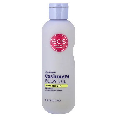 EOS, Shea Butter™ Cashmere Body Oil, Vanilla Cashmere, 6 fl oz (177 ml) | iHerb