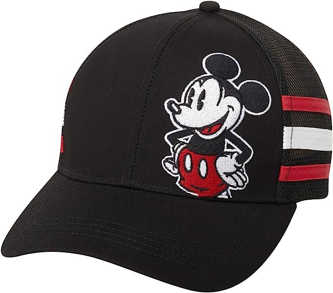 Disney Men’s Mickey Mouse Hat – Snap-Back Baseball Cap, Dad Hat | Amazon (US)