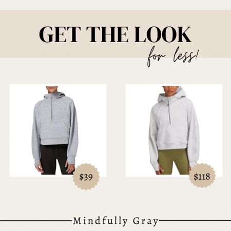 Get the look for less! Lululemon scuba dupe! 