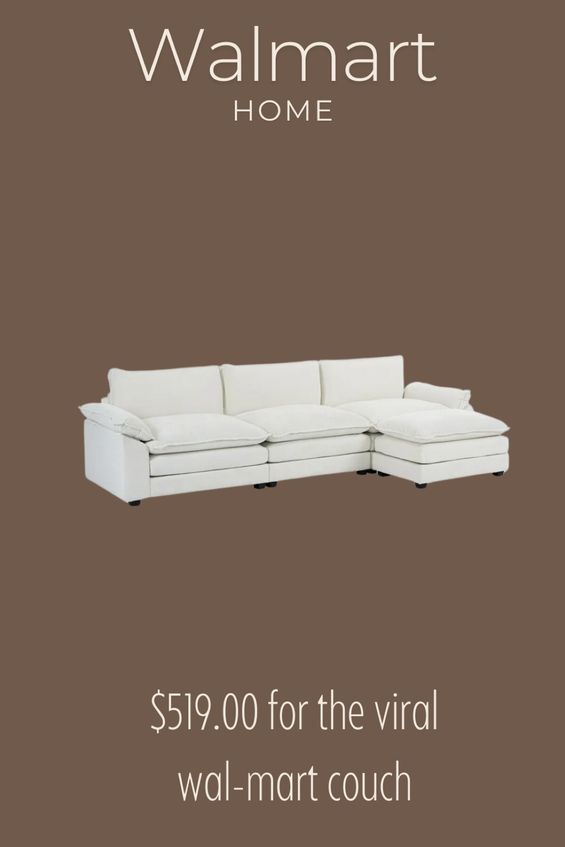 The viral Wal-mart couch || i love the texture and the color and you can’t beat the price

#LTKSaleAlert #LTKHome #LTKFamily