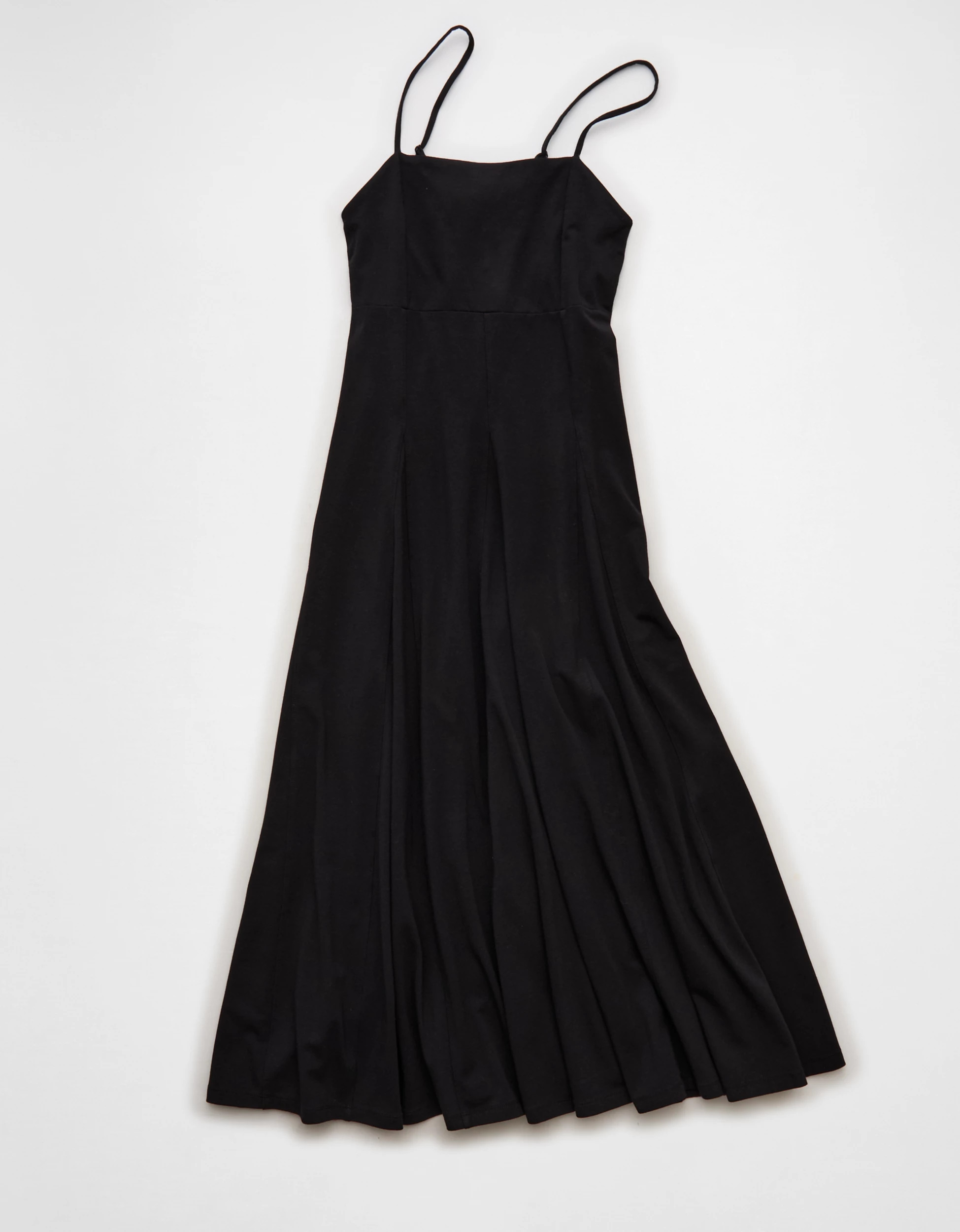 AE Knit Tie-Back Godet Midi Dress | American Eagle Outfitters (US & CA)