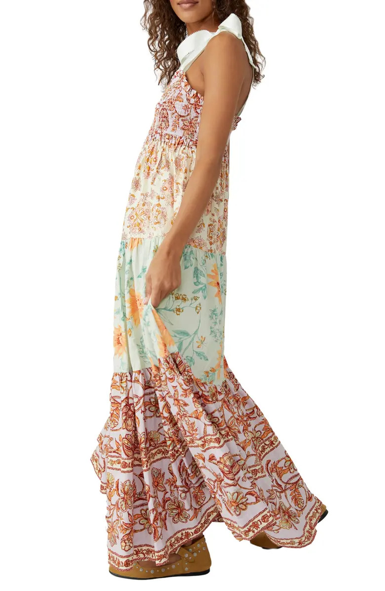 Bluebell Mixed Print Cotton Maxi Dress | Nordstrom