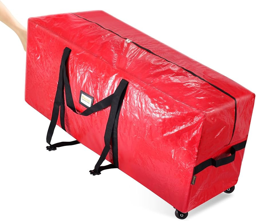 BALEINE 7.5 ft Rolling Christmas Tree Storage Bag, 2 Swivel Wheels for Easy Moving, Heavy Duty Ex... | Amazon (US)
