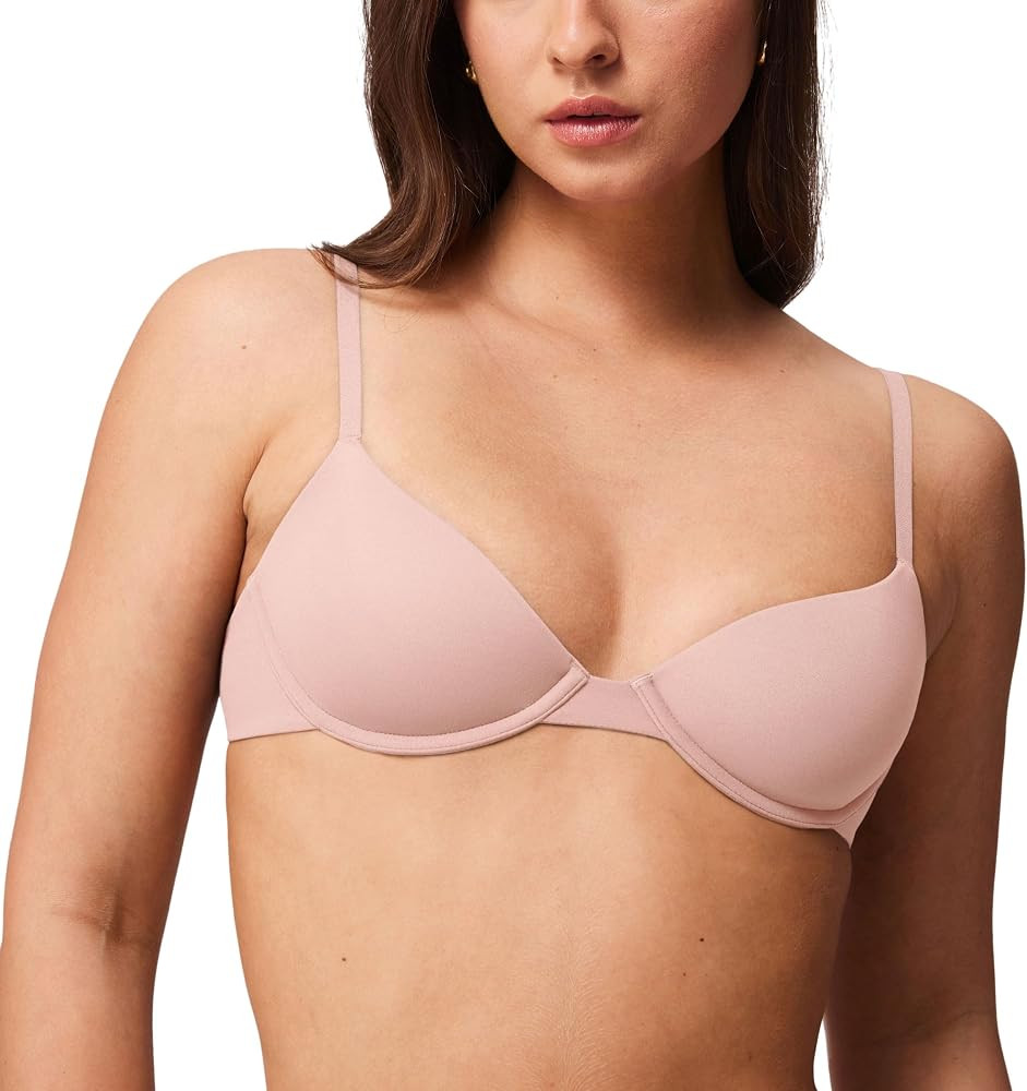 T-Shirt Bras for Women Small Breasted Demi Underwire Lightly Lined Bras 32AA-38A | Amazon (US)