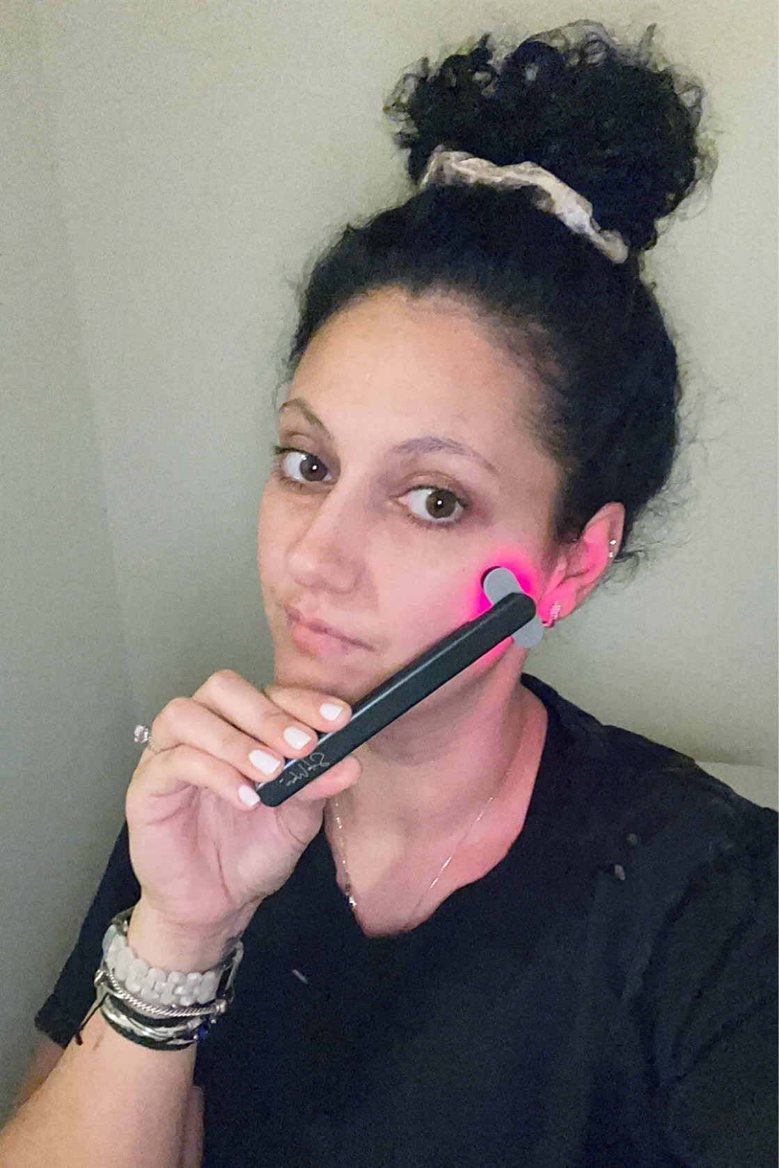 Self care night time routine 

Solawave


Red light therapy, microcurrent, therapeutic warming, and facial massage.

Boost skin's glow • Fade blemishes & fine lines • Amplify serums & moisturizers • Reveal a youthful radiance 

#LTKFind #LTKGiftGuide #LTKbeauty