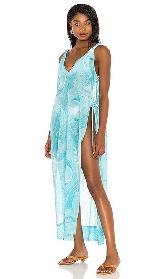 Printed Cover Up in Bachelor Blue | Revolve Clothing (Global)