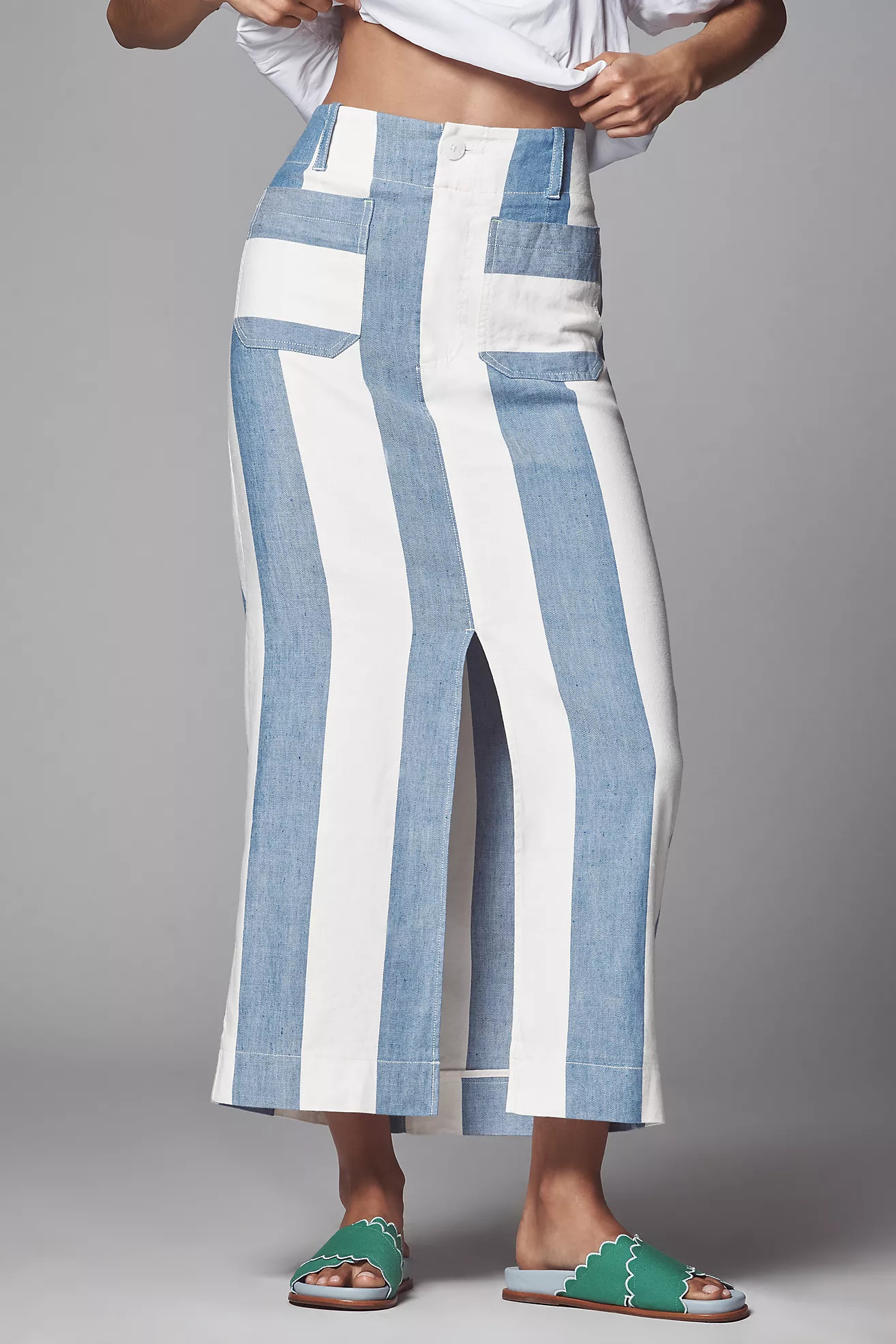 The Colette Maxi Skirt by Maeve: Linen Edition | Anthropologie (US)