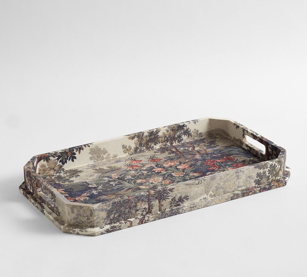 Kravet Folly Scenic Upholstered Tray | Pottery Barn (US)